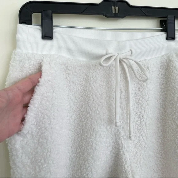 Haven Well Within White Sherpa Joggers XS Extra Small - Picture 6 of 10